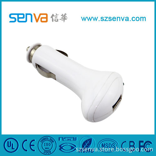 Wholesale Promotional USB Car Charger From Factory (XH-CC-5W-5V-02-AF-09)